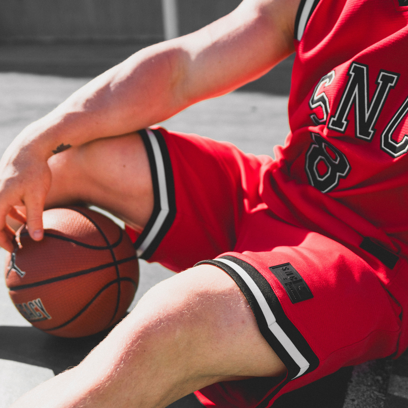 SN BLLR Shorts - Red/Black