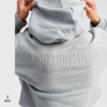 SN CLO. OVSD Cropped Hoodie - Grey