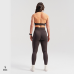SN CLO. Cross Over Leggings - Charcoal