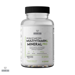 Multivitamin and mineral supplement bottle by Dr Dean St. Mart PhD with label on a white background