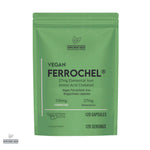 Supplement Needs Vegan Ferrochel Iron Bisglycinate 100mg 27mg Elemental 120 capsules servings Biodegradable pouch Deficiency Anaemia