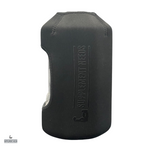 A neoprene protective bottle sleeve in black color with the text 'Supplement Needs' printed on it.